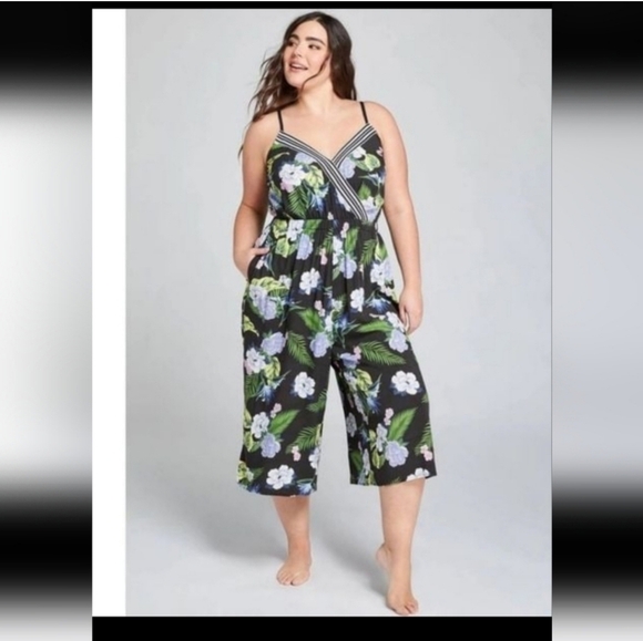Swim by cacique tropical jumpsuit 18/20 - Picture 1 of 5
